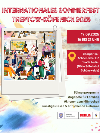 Sommerfest Treptow-Köpenick Plakat